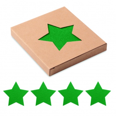 Logo trade corporate gifts picture of: RPET 4 felt coaster set