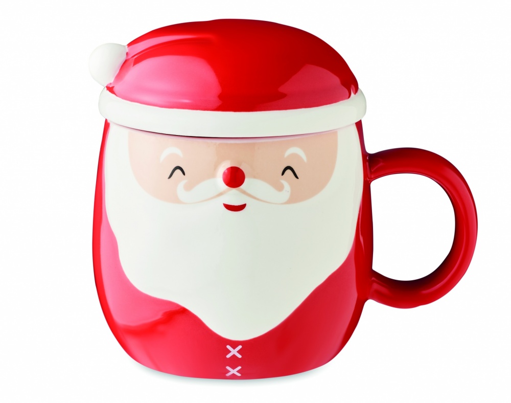 Logotrade promotional giveaway picture of: Ceramic mug with lid 370 ml