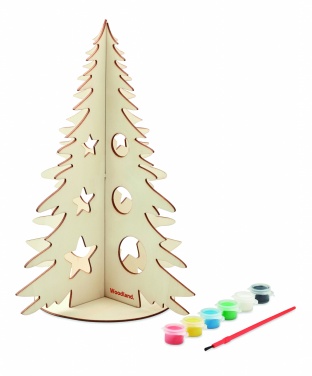 Logo trade promotional products image of: DIY wooden Christmas tree