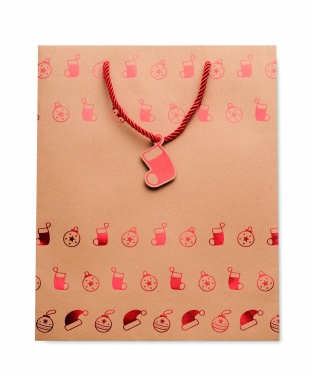 Logotrade corporate gifts photo of: Gift paper bag with pattern