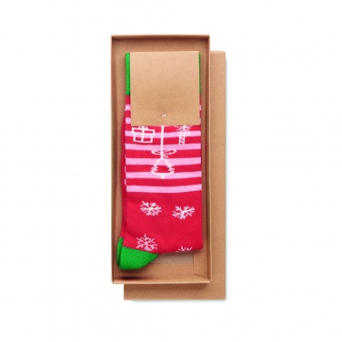 Logo trade advertising products picture of: Pair of Christmas socks M