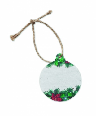 Logo trade advertising product photo of: Seed paper Xmas ornament