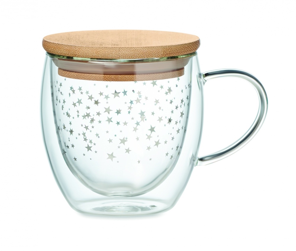 Logo trade promotional items picture of: Double wall borosilicate mug