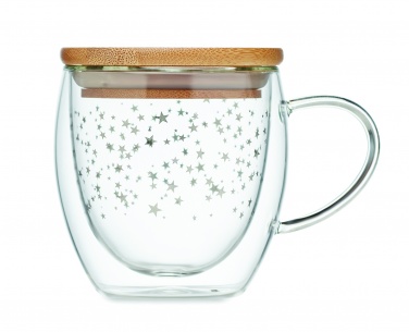 Logo trade promotional giveaways picture of: Double wall borosilicate mug