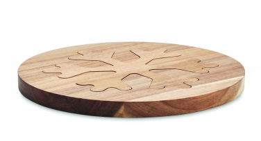 Logotrade advertising product image of: Acacia wooden pot holders set