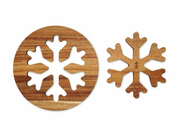 Logotrade promotional gift picture of: Acacia wooden pot holders set