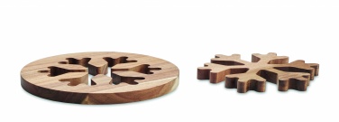 Logo trade promotional products picture of: Acacia wooden pot holders set