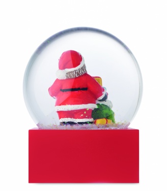 Logo trade promotional item photo of: Snow ball glass ornament