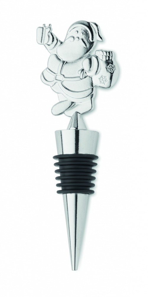Logo trade promotional gift photo of: Bottle stopper Christmas motif
