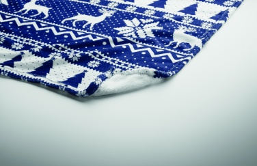 Logo trade promotional gifts image of: RPET fleece blanket 190 gr/m²