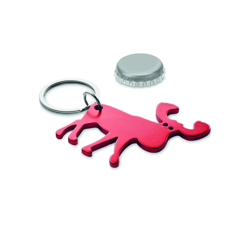 Logotrade promotional giveaways photo of: Recycled aluminium key ring Pori