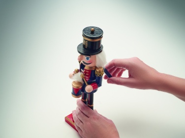 Logo trade promotional giveaway photo of: Nutcracker character in wood