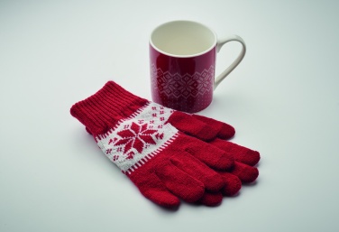 Logotrade corporate gift image of: Winter gift mug and gloves set