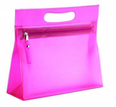 Logotrade promotional gift picture of: Transparent cosmetic pouch