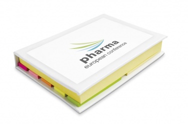 Logo trade business gifts image of: Sticky note memo pad