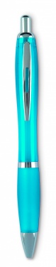 Logo trade promotional giveaways picture of: Push button ball pen