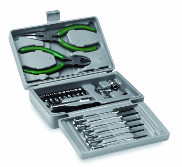 Logo trade promotional giveaway photo of: Foldable 25 piece tool set