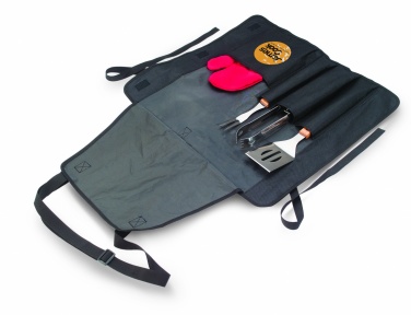 Logo trade promotional gifts image of: BBQ apron with BBQ tools