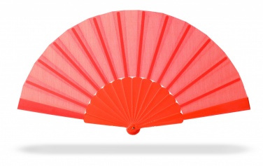 Logo trade business gift photo of: Manual hand fan
