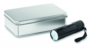 Logotrade advertising product picture of: LED torch in tin box