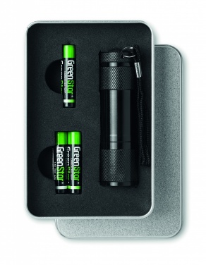 Logotrade promotional gifts photo of: LED torch in tin box