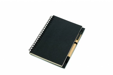 Logotrade promotional giveaway picture of: B6 Recycled notebook with pen