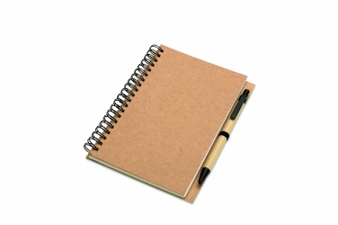 Logo trade business gift photo of: B6 Recycled notebook with pen