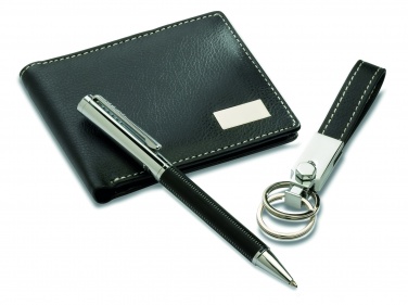 Logotrade corporate gift image of: Ball pen key ring and wallet Lappeenranta