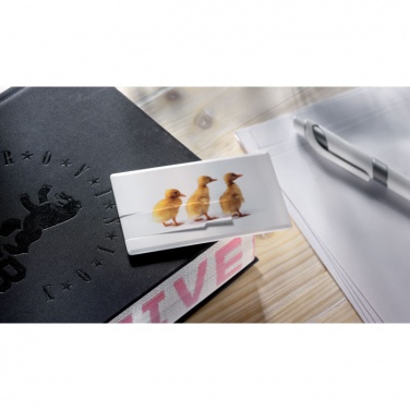 Logo trade promotional giveaways image of: Creditcard. USB flash 4GB