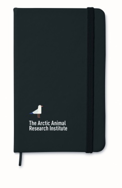 Logo trade promotional item photo of: A6 notebook 96 lined sheets