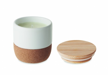 Logo trade advertising products image of: Plant based wax candle 80 gr