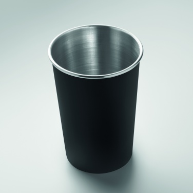 Logo trade business gifts image of: Recycled stainless steel cup