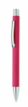 Logotrade promotional gift image of: Recycled paper push ball pen
