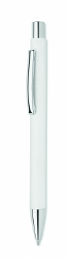 Logo trade advertising products image of: Recycled paper push ball pen