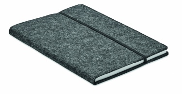 Logotrade advertising product image of: A5 notebook RPET felt