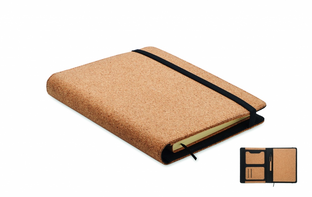 Logotrade promotional merchandise image of: A5 portfolio in cork