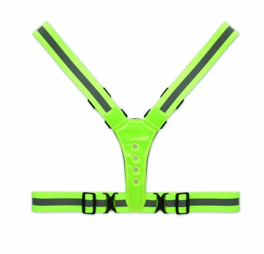 Logotrade promotional gift picture of: Reflective body belt with LED