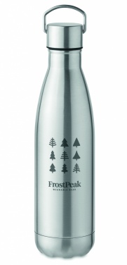 Logo trade advertising product photo of: Double wall bottle 500 ml