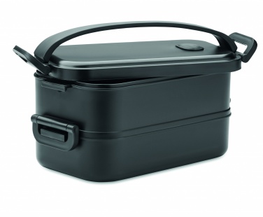 Logo trade corporate gifts picture of: Lunch box in recycled PP