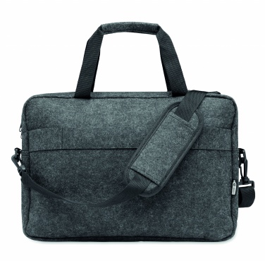 Logo trade promotional gifts picture of: 15 inch RPET felt laptop bag