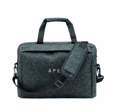 Logo trade promotional product photo of: 15 inch RPET felt laptop bag