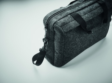 Logo trade promotional gifts image of: 15 inch RPET felt laptop bag