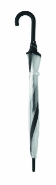 Logotrade promotional merchandise picture of: Transparent 23 inch manual open umbrella