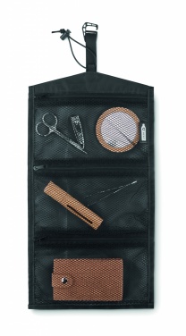 Logo trade promotional gift photo of: 210RPET travel cable organizer