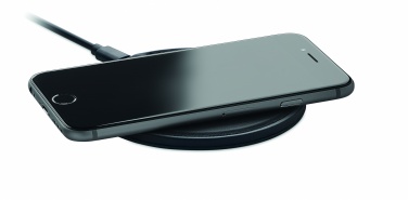 Logo trade promotional giveaways picture of: Recycled 15W Wireless charger