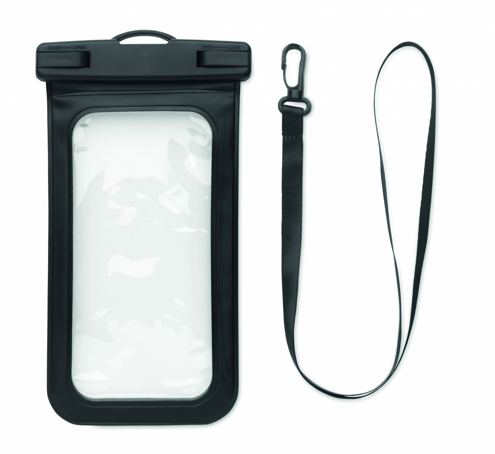 Logo trade business gift photo of: Waterproof smartphone pouch