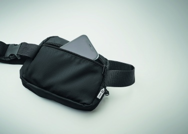 Logo trade promotional merchandise image of: 300D RPET polyester waist bag