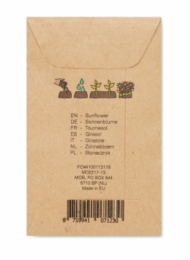 Logo trade promotional gifts picture of: Sunflower seeds in envelope