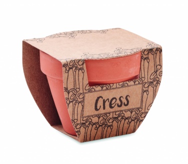 Logo trade promotional product photo of: Terracotta pot cress seeds