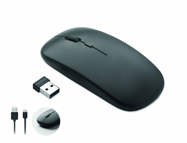 Logo trade promotional gift photo of: Rechargeable wireless mouse